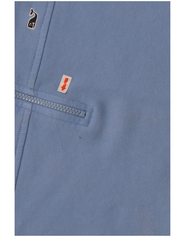 Женский свободный свитшот с воротником на молнии Vineyard Vines, Великобритания, 10, маленький синий