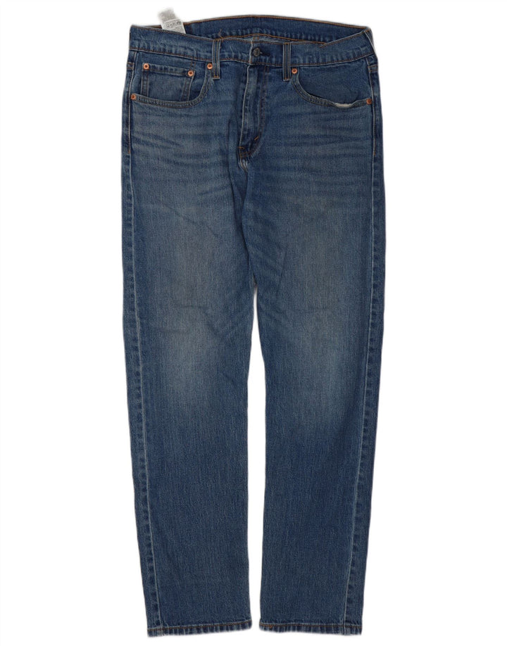 Мужские зауженные джинсы Levi's 502 W32 L32 синие, хлопок