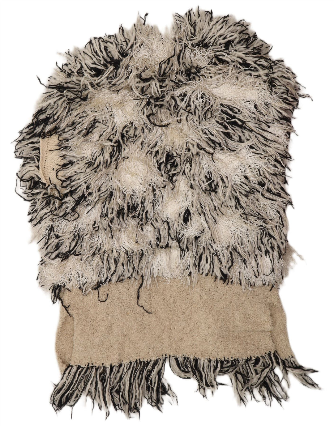 MALENE BIRGER Женский кардиган-свитер UK 10, маленький белый в богемном стиле