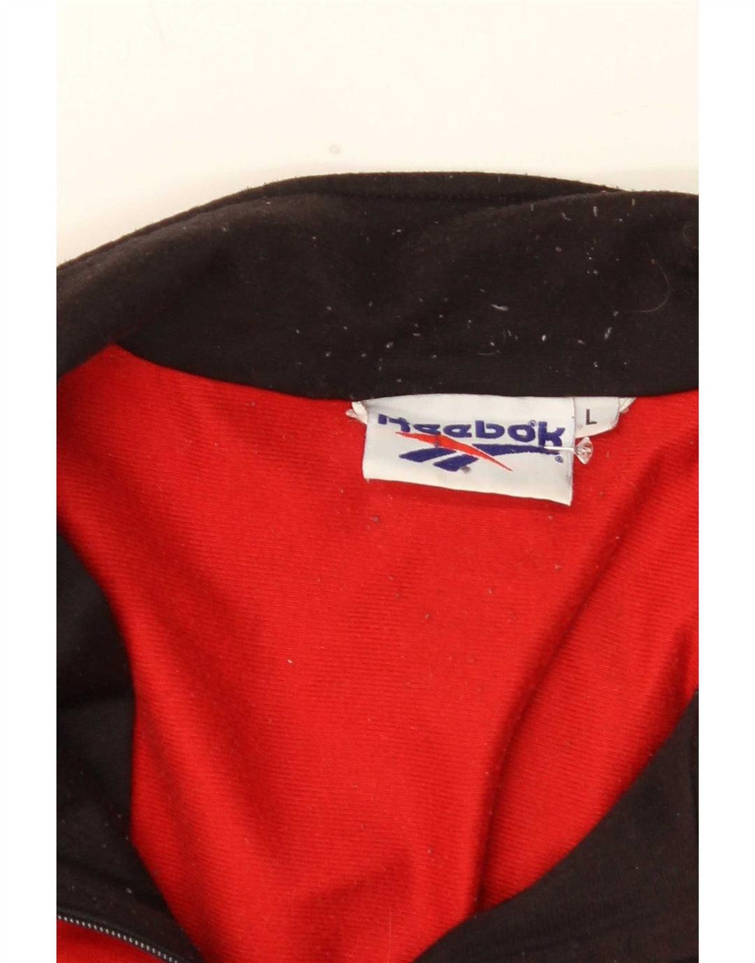 Мужская спортивная куртка Reebok с графическим рисунком, большая красная цветная блокировка