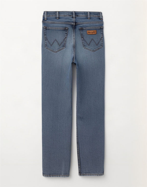 Мужские прямые джинсы Wrangler Texas W33 L32, синий хлопок