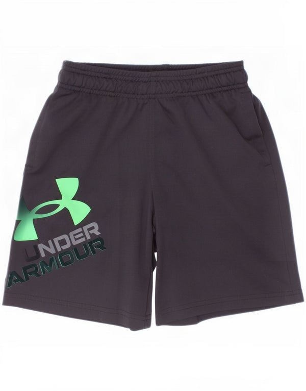 Спортивные шорты свободного кроя с рисунком Under Armour для мальчиков, 7–8 лет, маленькие черные