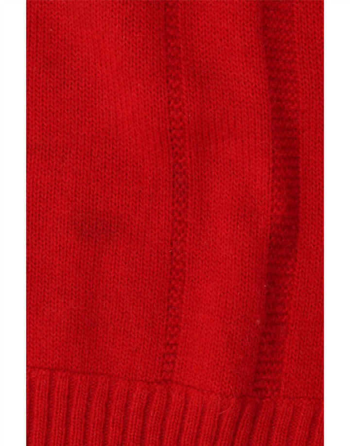 Мужской джемпер с круглым вырезом от American American, средний красный Fair Isle