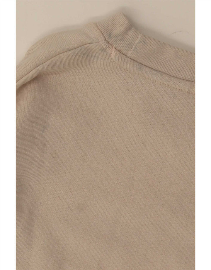 Женский джемпер-толстовка оверсайз Levi's, размер UK 10, маленький, бежевый, хлопок