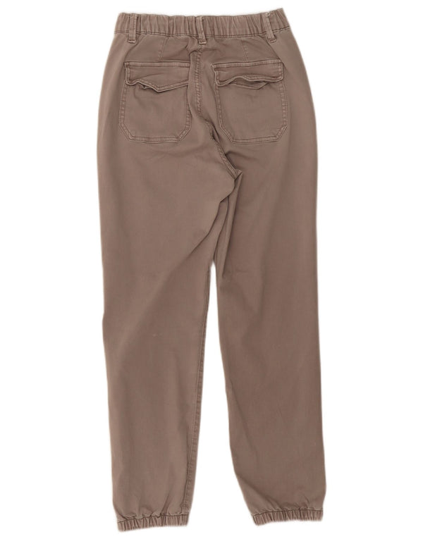 Женские зауженные джинсы Marks & Spencer UK 8, маленькие W24 L25, коричневые, хлопок
