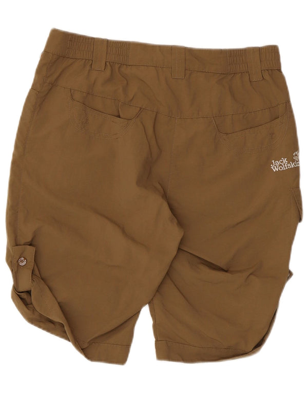 Jack Wolfskin Womens Cargo Shorts UK 8/10 Small W30  Beige Polyamide