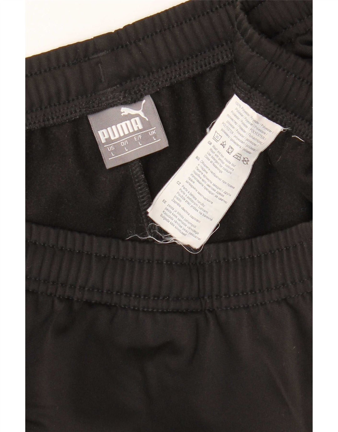 Мужские спортивные брюки Puma, большие черные из полиэстера