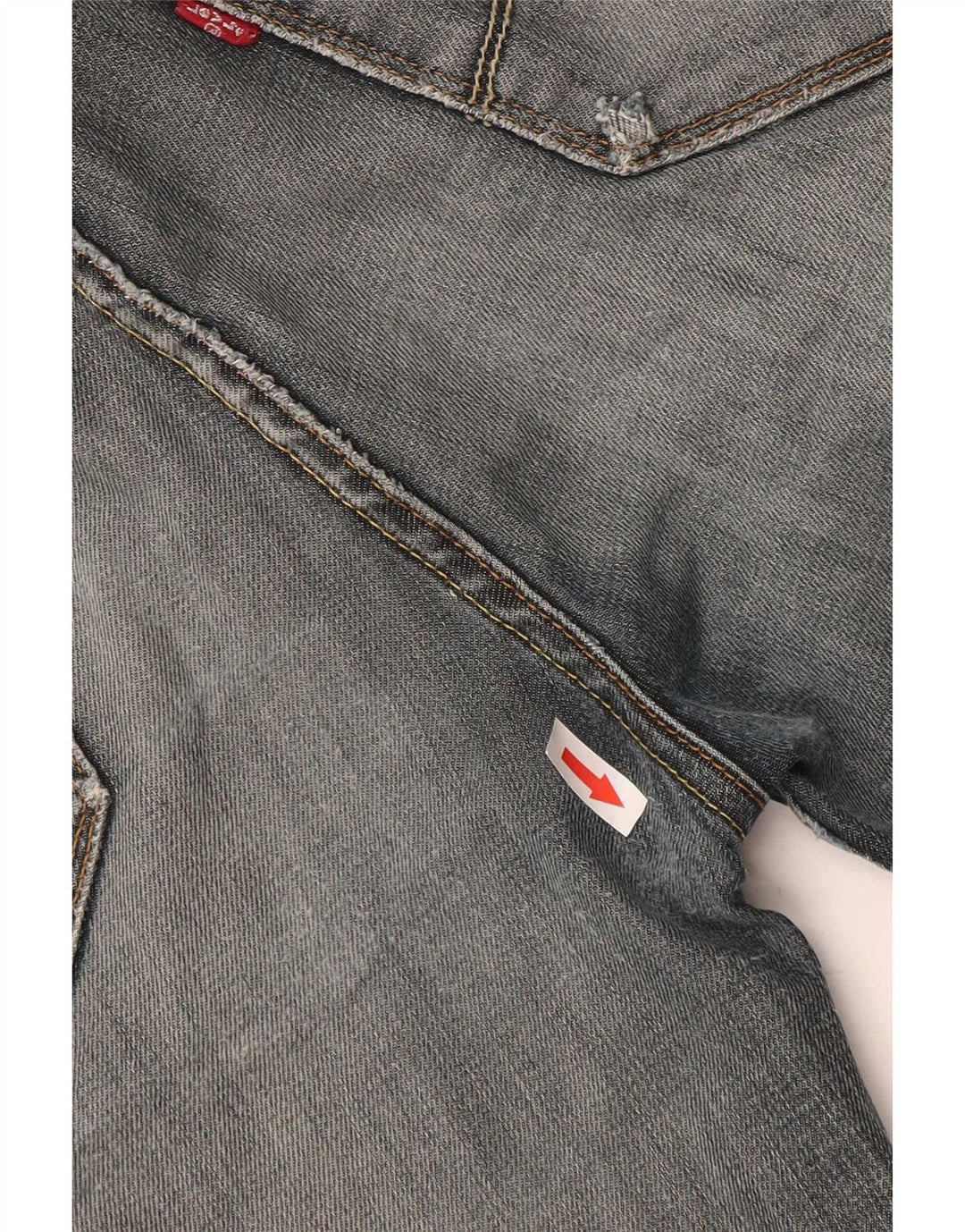 Мужские джинсовые шорты Levi's 519 Slim W38 XL Серые хлопковые