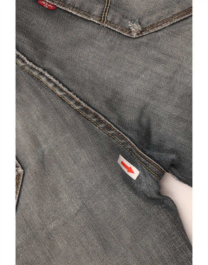 Мужские джинсовые шорты Levi's 519 Slim W38 XL Серые хлопковые