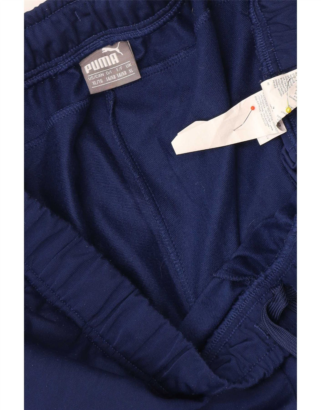 Мужские спортивные брюки Puma Joggers XL синие, полиэстер с цветными блоками