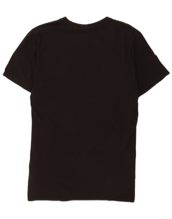 Мужская футболка Guess Slim Fit с рисунком Top UK 40, средний черный хлопок