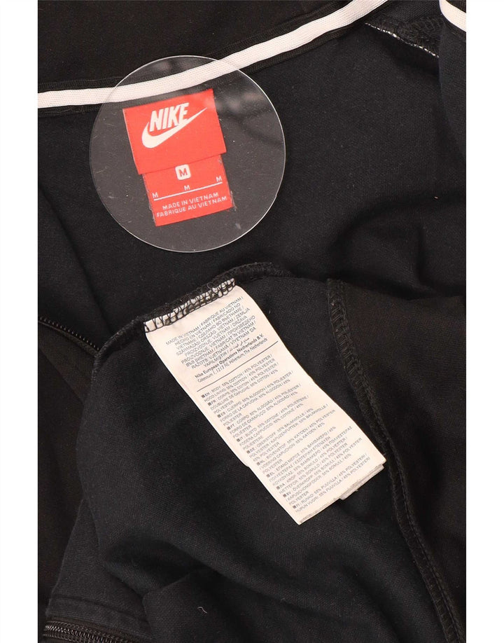 Мужской свитер с капюшоном на молнии Nike среднего размера, черный, хлопок