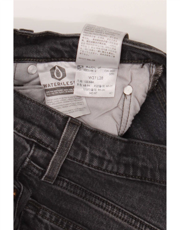Женские прямые джинсы Levi's 501 W27 L28, серый хлопок