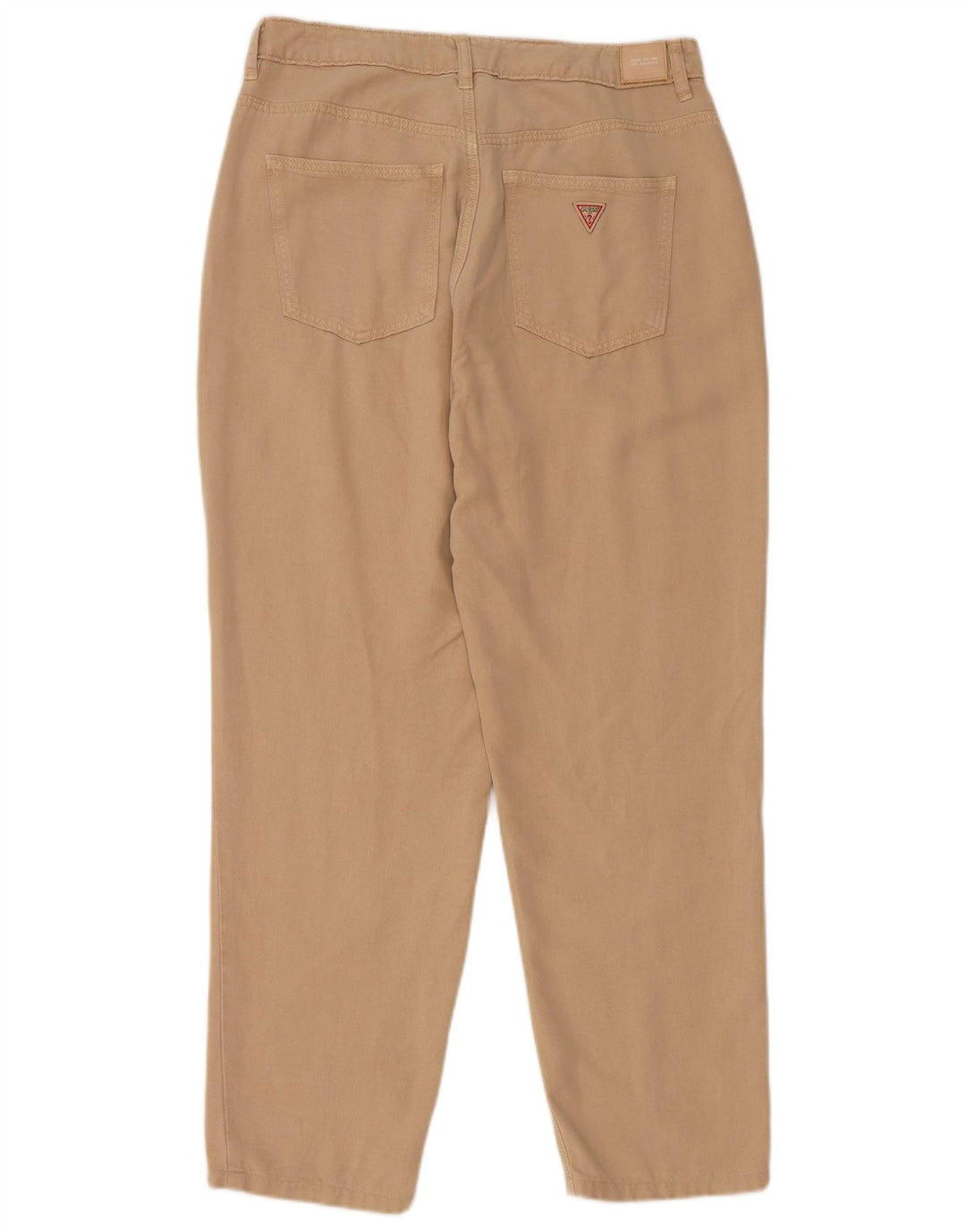 Женские зауженные джинсы с высокой талией GUESS Mom Jean W29 L27, бежевые