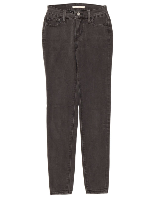 Женские джинсы Levi's 710 Super Skinny W26 L30 серые, хлопок