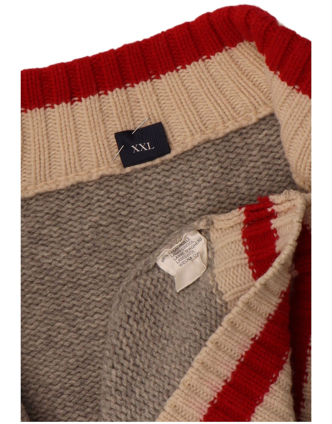 Мужской кардиган MC NEAL 2XL Серый Шерстяной Свитер