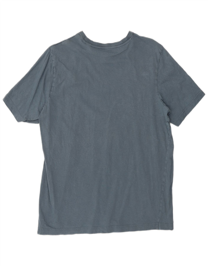 Мужская футболка с рисунком Adidas Top Medium Blue Cotton