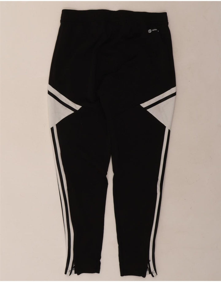 Мужские спортивные брюки Adidas Aeroready, средний черный полиэстер с цветными блоками