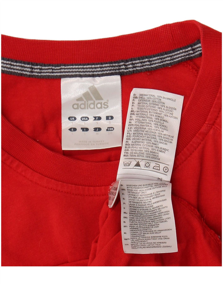 Adidas Мужская футболка Top Small Red Cotton