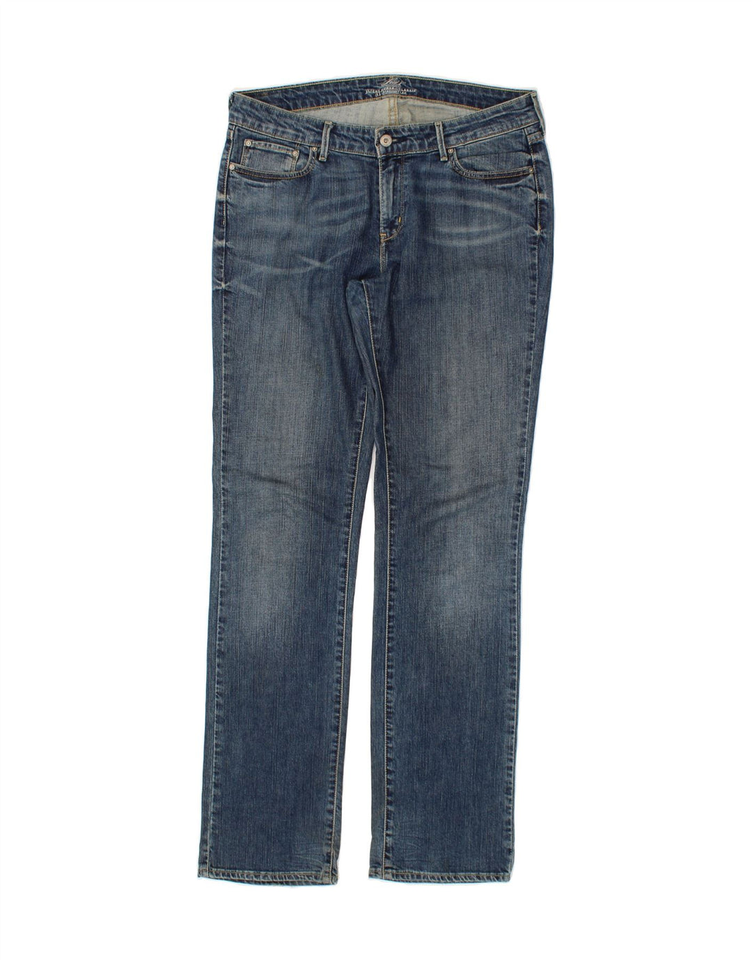 LEVI'S Womens Slightly Curvy Classic Fit Straight Jeans W31 L33 Blue Vintage Levi's and Second-Hand Levi's from Messina Hembry 