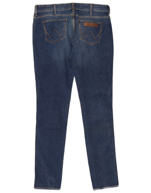 Женские джинсы скинни Wrangler Courtney W29 L32, синий хлопок