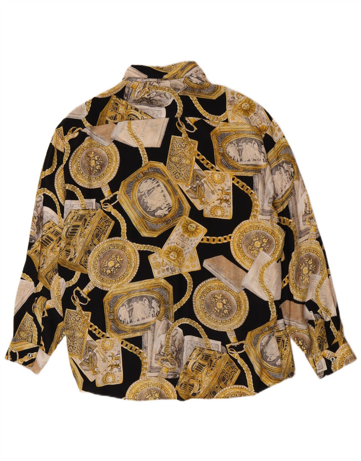 Мужская рубашка Tipo' S с абстрактным узором, средний черный, вискоза