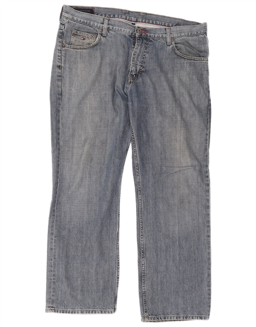 Мужские прямые джинсы Tommy Hilfiger W38 L30 синие, хлопок