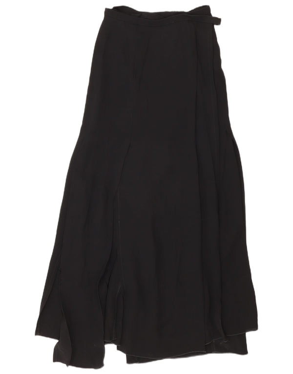 Gianfranco Ferre Женская юбка макси с запахом IT 42 Medium W28 Черная вискоза