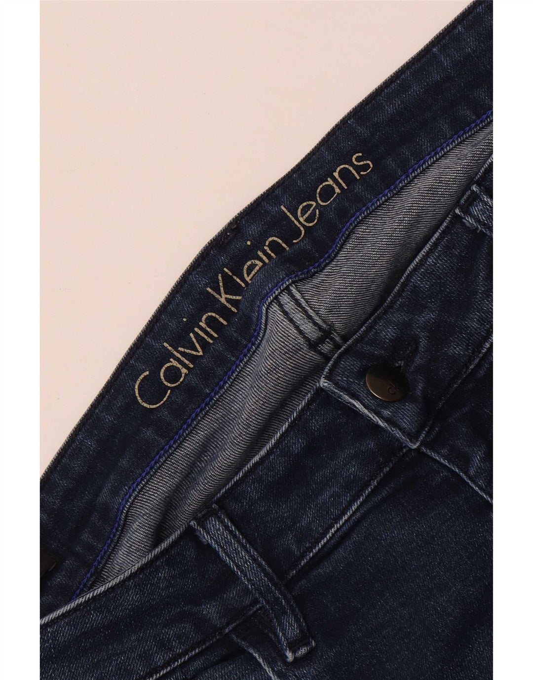 Мужские узкие джинсы Calvin Klein W36 L32 синие