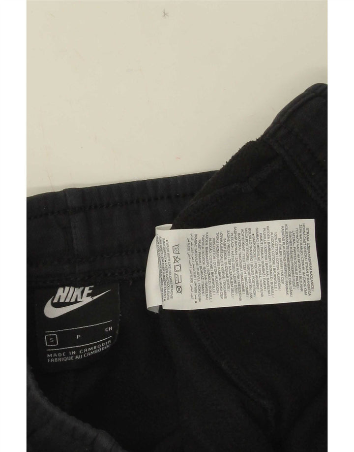 Мужские спортивные брюки Nike, маленькие черные хлопковые брюки для бега