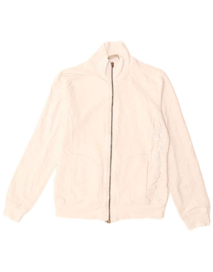 Женский спортивный костюм с графическим рисунком MURPHY & NYE, верхняя куртка UK 10, маленький белый