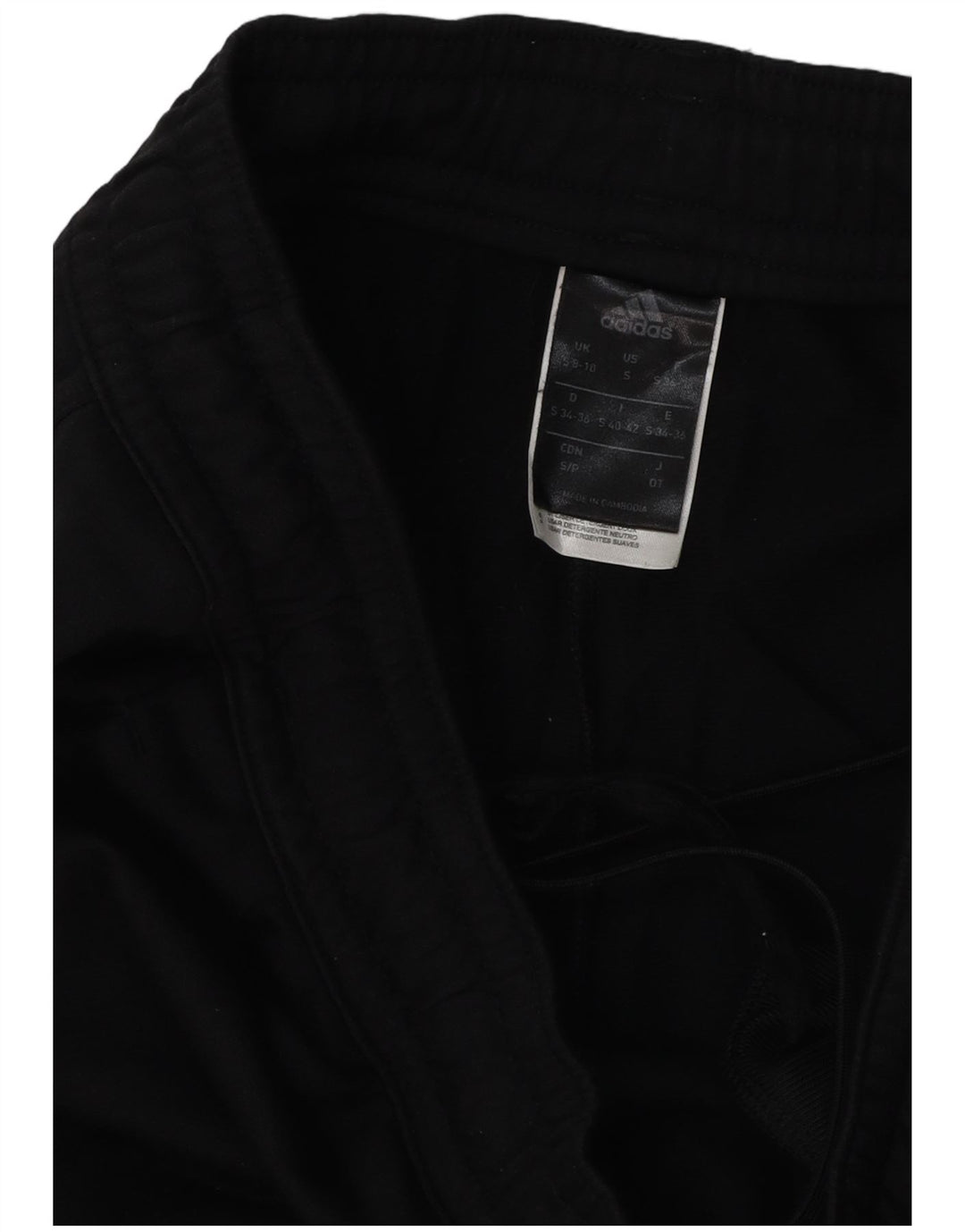 Женские спортивные брюки Adidas UK 8/10, маленький черный полиэстер