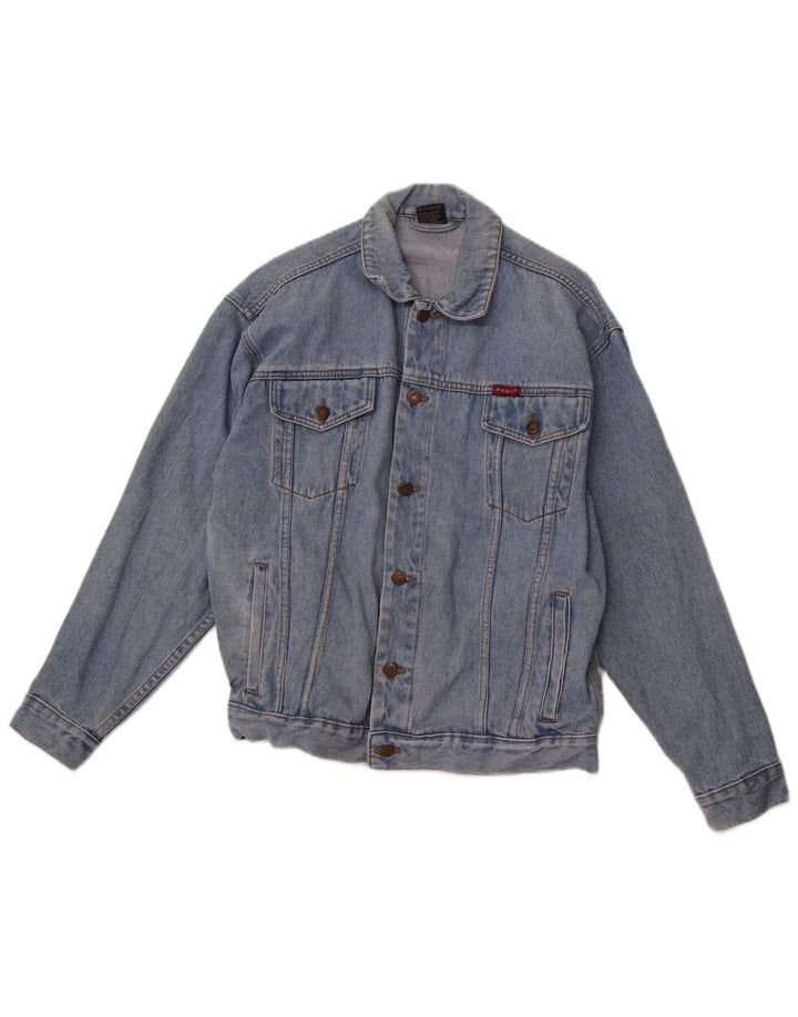 Женская джинсовая куртка MAGIC VENTURE UK 16, большой синий хлопок