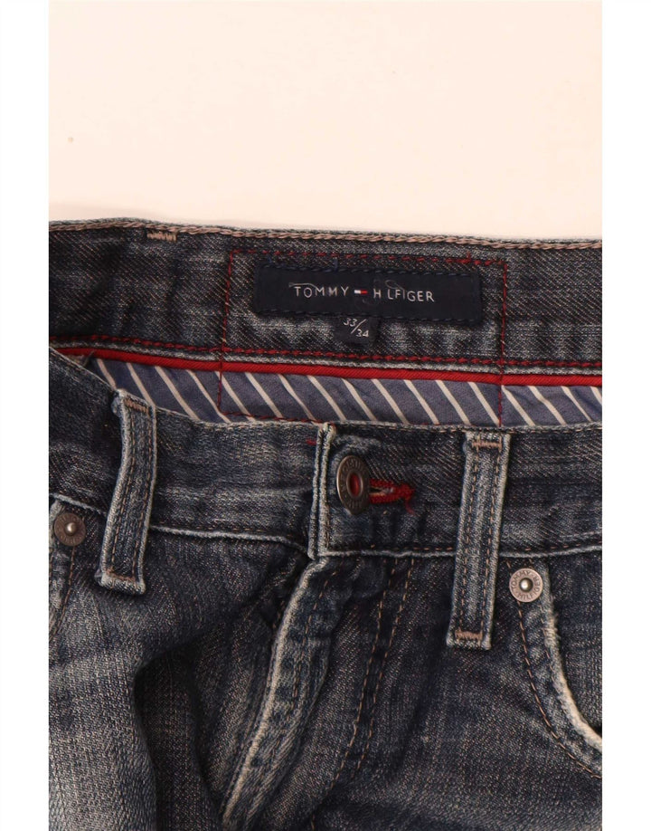 Мужские прямые джинсы Tommy Hilfiger W33 L34 синие