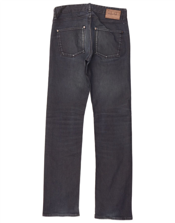 Massimo Dutti мужские прямые джинсы EU 40 Medium W31 L34 Navy Blue Cotton