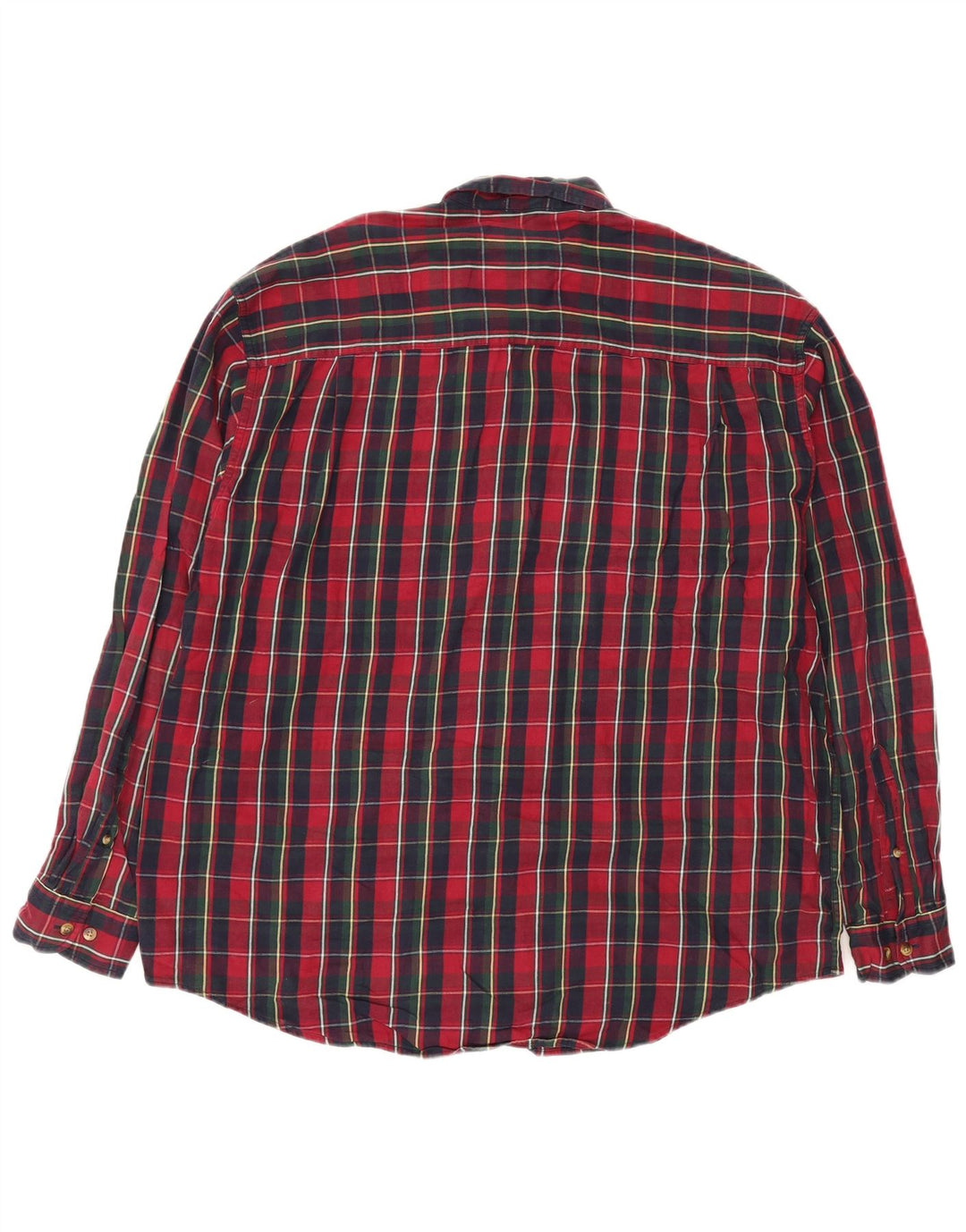 Мужская фланелевая рубашка EDDIE BAUER, большая красная клетка, хлопок