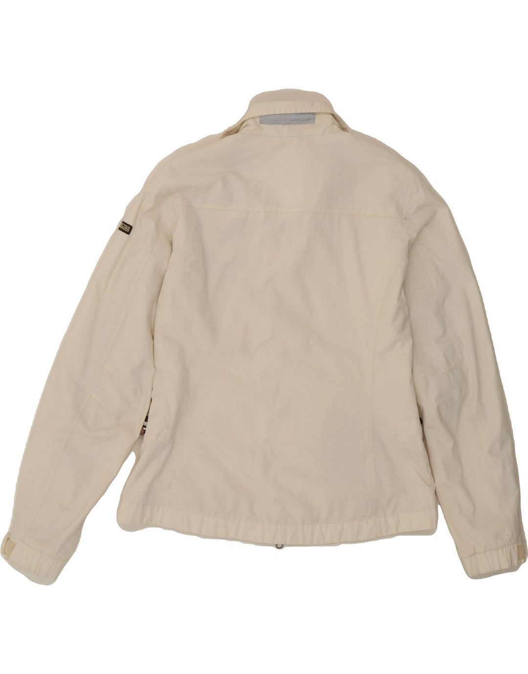 NAPAPIJRI Womens Rain Jacket UK 16 Large Off White Polyamide Vintage Napapijri and Second-Hand Napapijri from Messina Hembry 