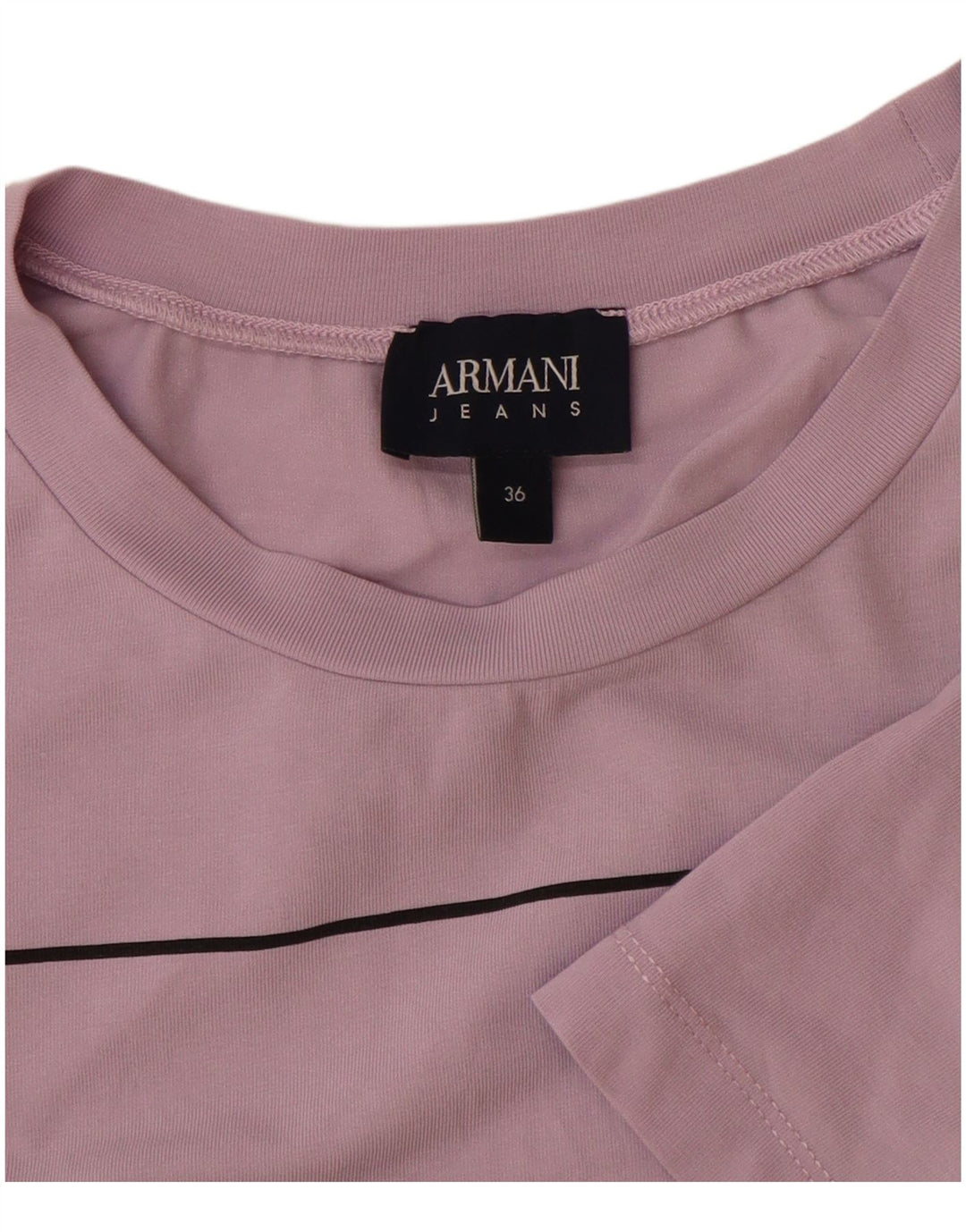 ARMANI JEANS Женская футболка с рисунком Top EU 36 Small Purple