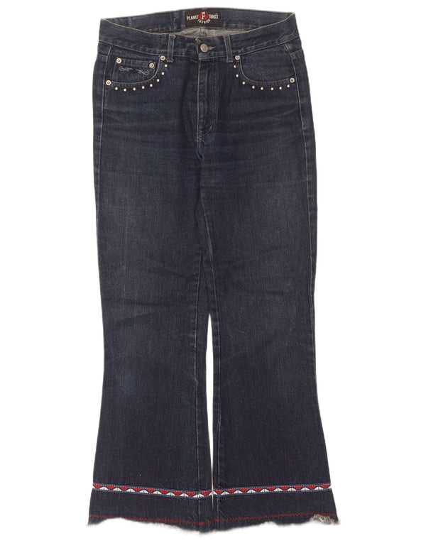 Женские джинсы Bootcut с высокой посадкой Planet Traxx W29 L32, синие хлопковые