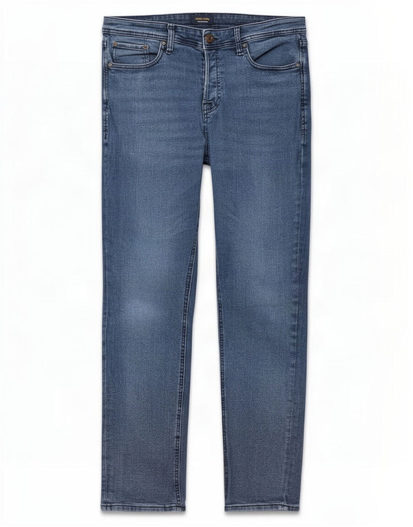 Мужские узкие джинсы Jack & Jones W33 L32, синий хлопок