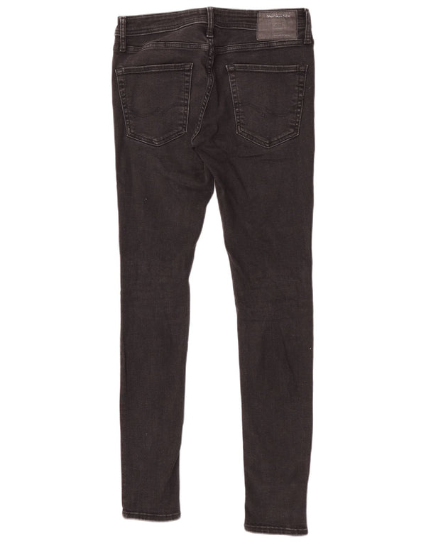 Мужские джинсы скинни Jack & Jones W30 L32, черный хлопок