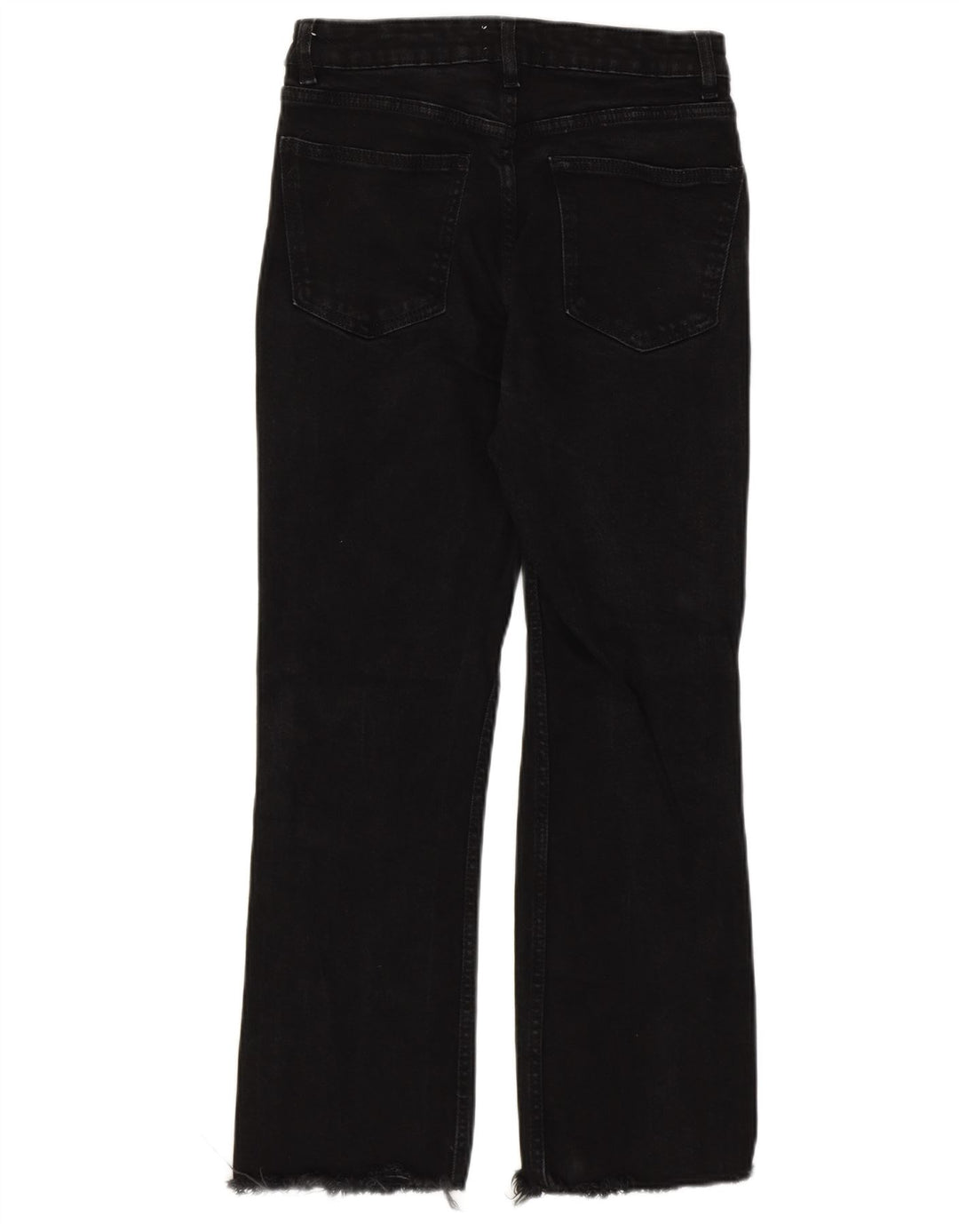 Женские прямые джинсы Zara EU 38, маленькие W28 L25, черный хлопок