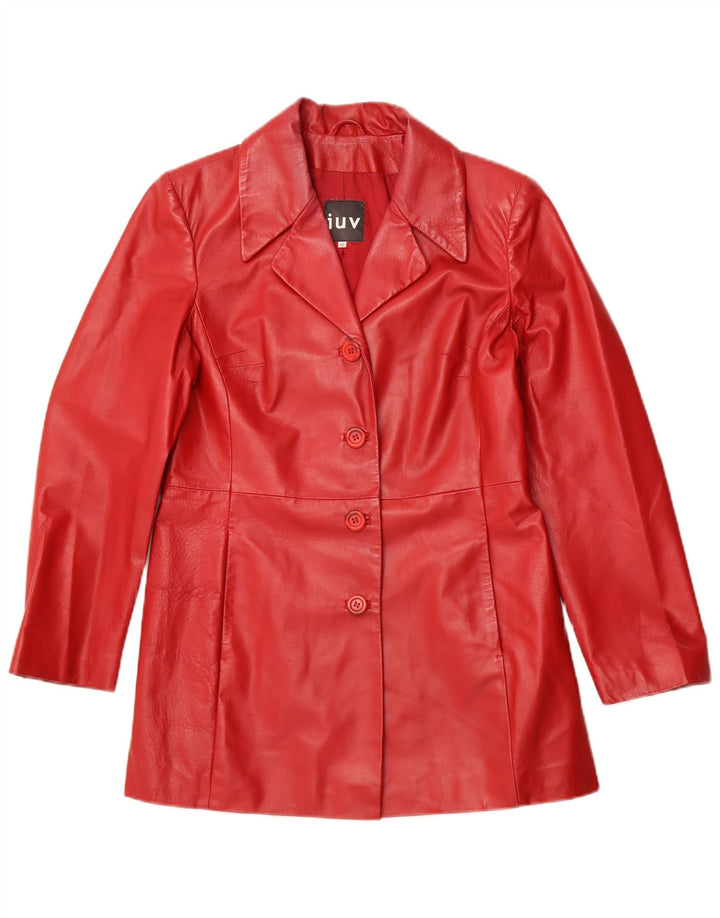 Куртка женская кожаная VINTAGE IT 42 Medium Red Leather