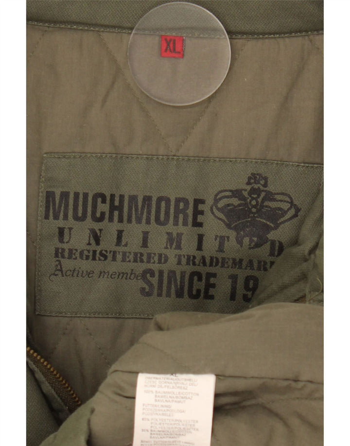 Мужская куртка в стиле милитари Muchmore UK 42 XL, хлопок цвета хаки