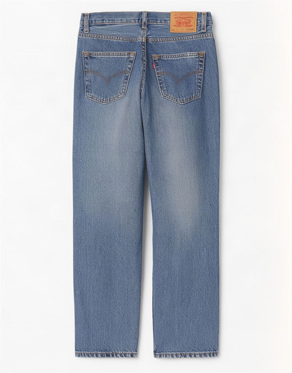 Levi's Mens 522 Slim Tapered Jeans W32 L30 Blue Cotton