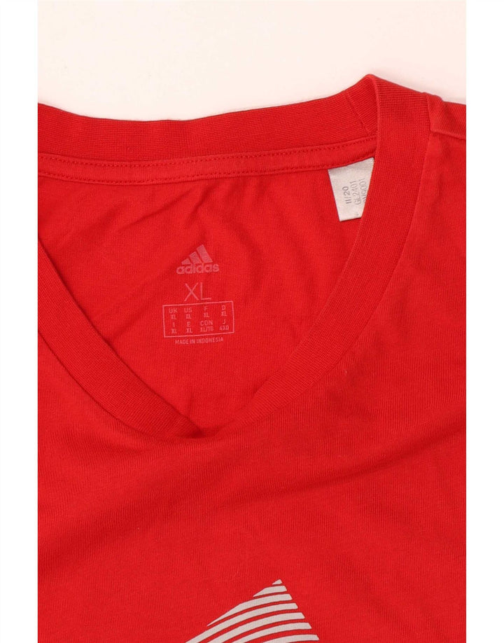 Adidas Мужская футболка с рисунком Top XL Красный