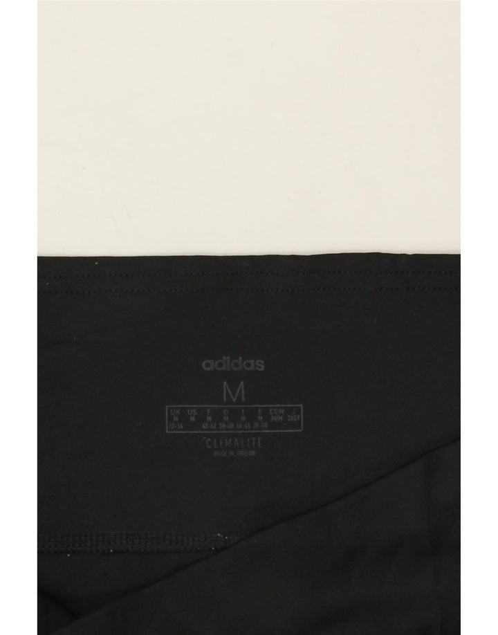 ADIDAS Womens Climalite Leggings UK 12/14 Medium  Black Polyester Vintage Adidas and Second-Hand Adidas from Messina Hembry 