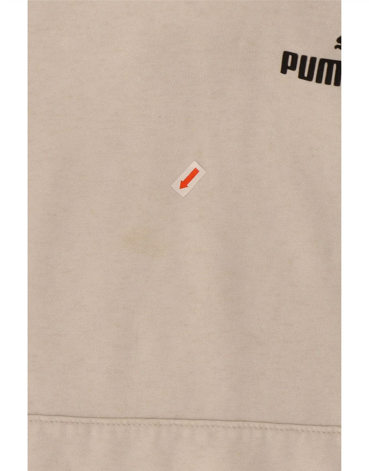 Женский джемпер с капюшоном Puma UK 12, средний белый полиэстер
