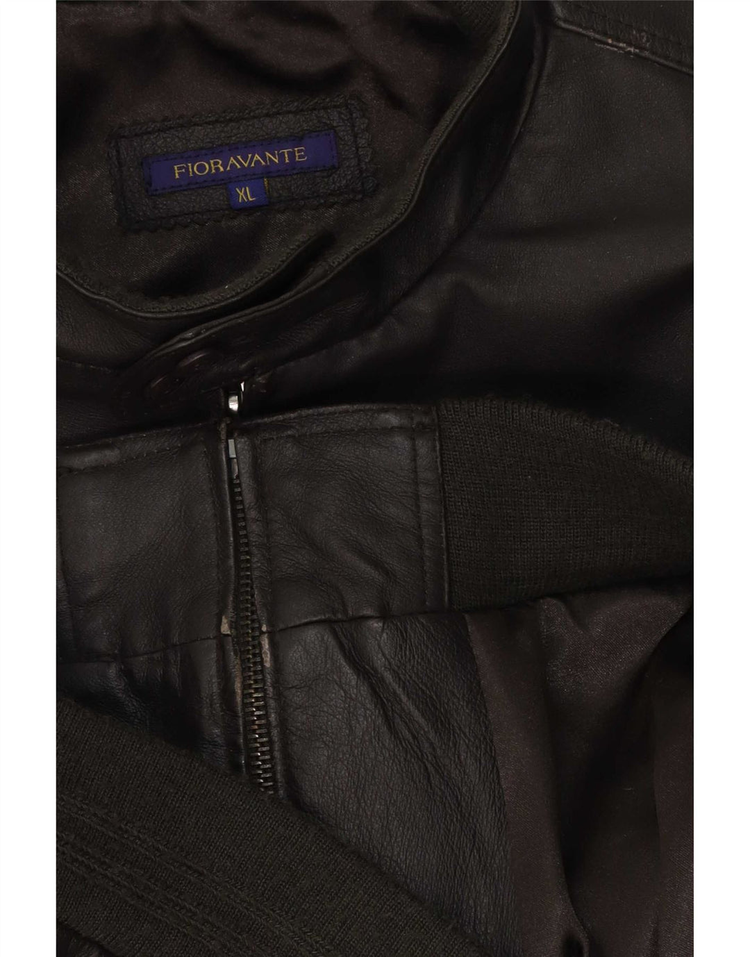 Винтажная мужская кожаная куртка UK 42 XL Коричневая