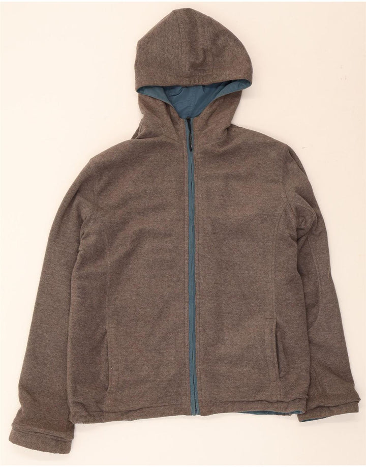 Двусторонняя куртка с капюшоном Woolrich для мальчиков 13–14 лет, синяя нейлоновая